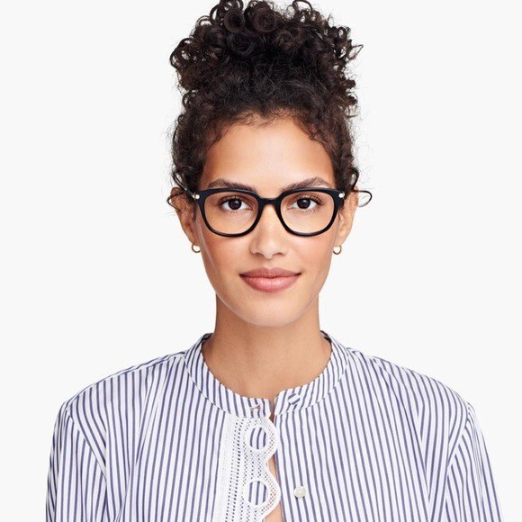 Warby Parker Maeve Glasses in Jet Black with Rose Gold MSRP  display picture 1