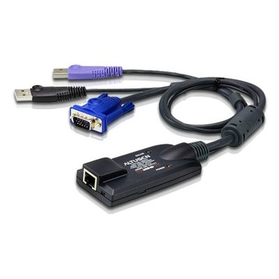 Aten Usb Virtual Media Kvm Adapter Cable With Smart Card Reader [cpu Module] -