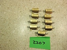 Lot of 9 Dale RH-5 127 Ohm 5W 1 Aluminum Power Resistors - New 