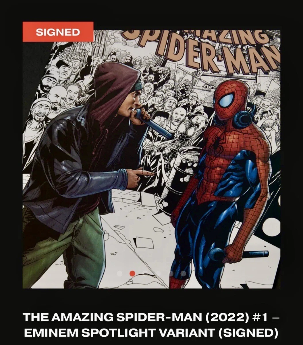 The Amazing Spider-Man (2022) #1 Eminem Variant – Official Eminem