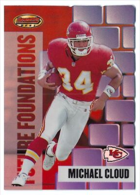 1999 Bowman's Best Future Foundations Insert #FF15 Michael Cloud Rookie Kansas