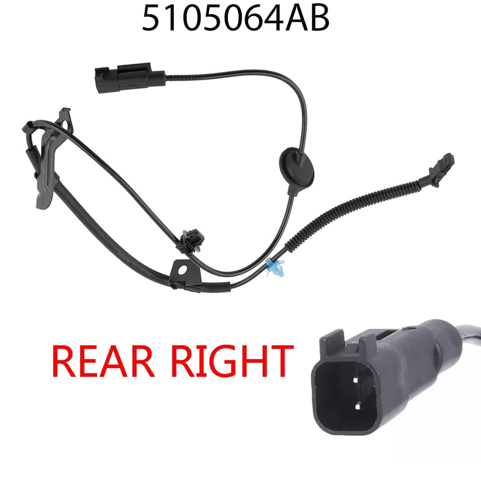 Rear Right-Left 2x ABS Wheel Speed Sensor For 2007-2016 Jeep Compass Patriot Foto 2 de 4