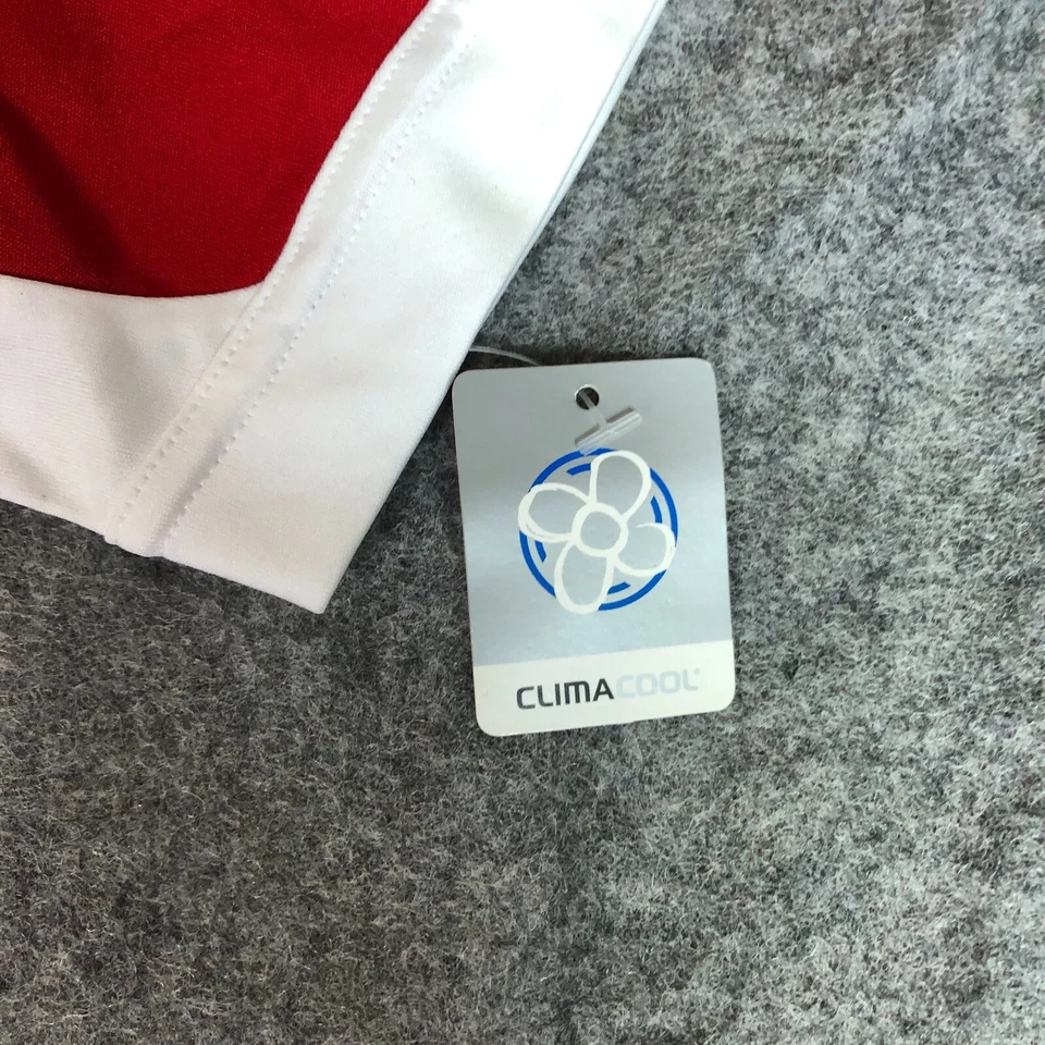 Kansas Jayhawks Mujer Camisa Extra Pequeña Adidas Rojo Blanco Camiseta Manga Corta Nueva con Etiquetas Foto 3 de 4