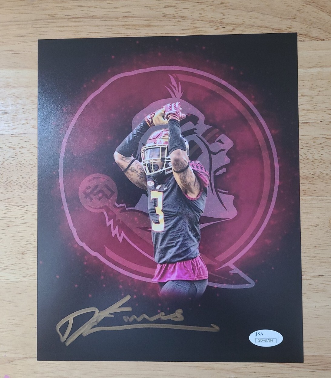 Derwin James Signed Florida State Seminoles 8x10 Photo (JSA COA) 