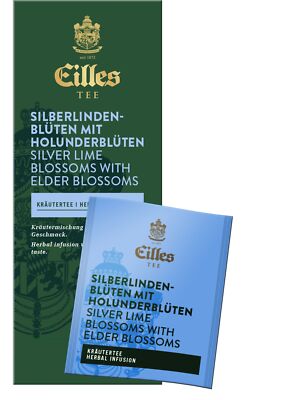 EILLES TEE Deluxe SILBERLINDENBLÜTEN MIT HOLUNDERBLÜTEN, 25er Box