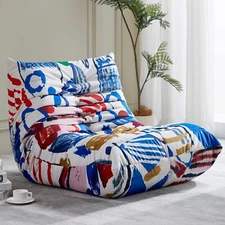 Caterpillar Lazy Sofa Beanbag Chair Fireside Chair Single Sofa Tatami Nap Couch