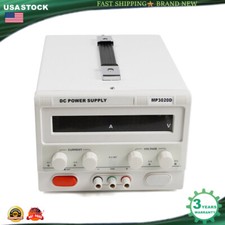 Portable DC Regulated Power Supply 32V 20Amp Precision Adjustable w/ Power Line