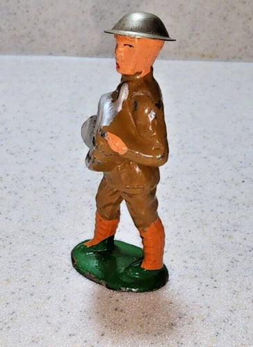 Barclay Manoil Soldier with French Horn. Tin Helmet U3 - Picture 2 of 5
