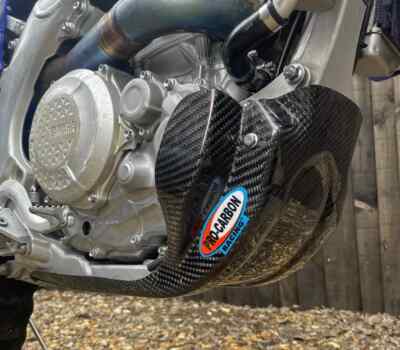 PRO CARBON SUMP GUARD SKID PLATE PROTECTOR YAMAHA YZ450F 2023 - 2025 | eBay