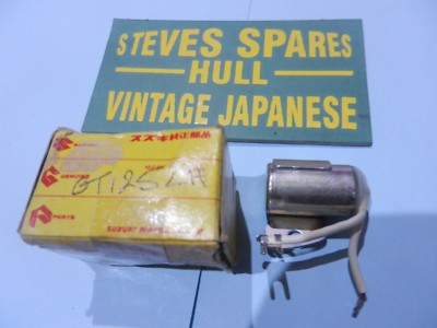 Suzuki GT125 L/H., 12 Volt Modell Kondensator 31642-36210, original nos.