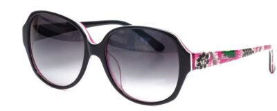 Vera Bradley Lillian Damen Sonnenbrille Schwarz Priscilla Pink/Grau Farbverlauf