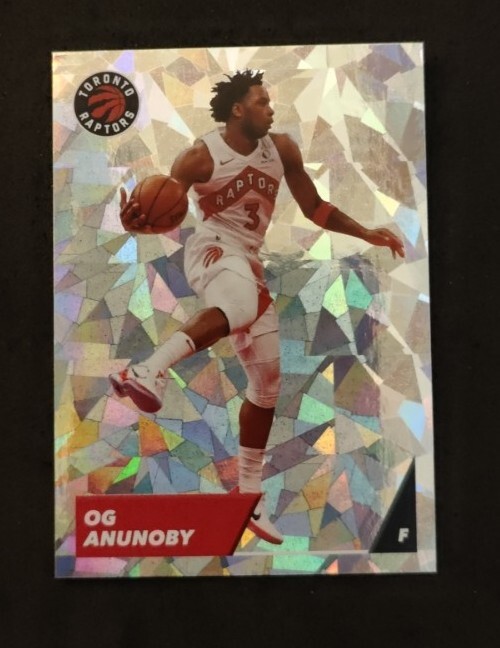 2021-22 Panini Sticker & Card Collection OG Anunoby Cracked Ice Foil #275 Raptor