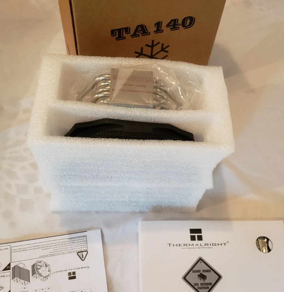 Thermaltake TA-140 CPU Cooler. AMD: AM4 & Intel: 775/115X/1366/2011/-3/2066 ~NEW - Image 3 of 4