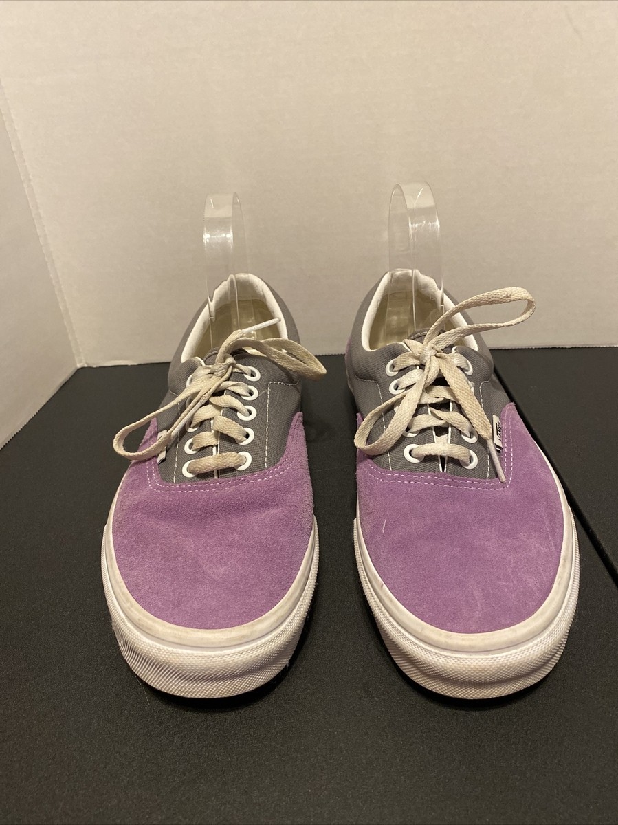 VANS Era Retro Sport Shoes Quiet Shade Lilac/Gray Women’s Sz 10, Men’s Sz 