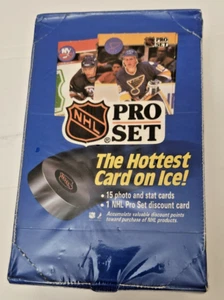NHL Pro Set Series 1 1990 Set Trading Card Box