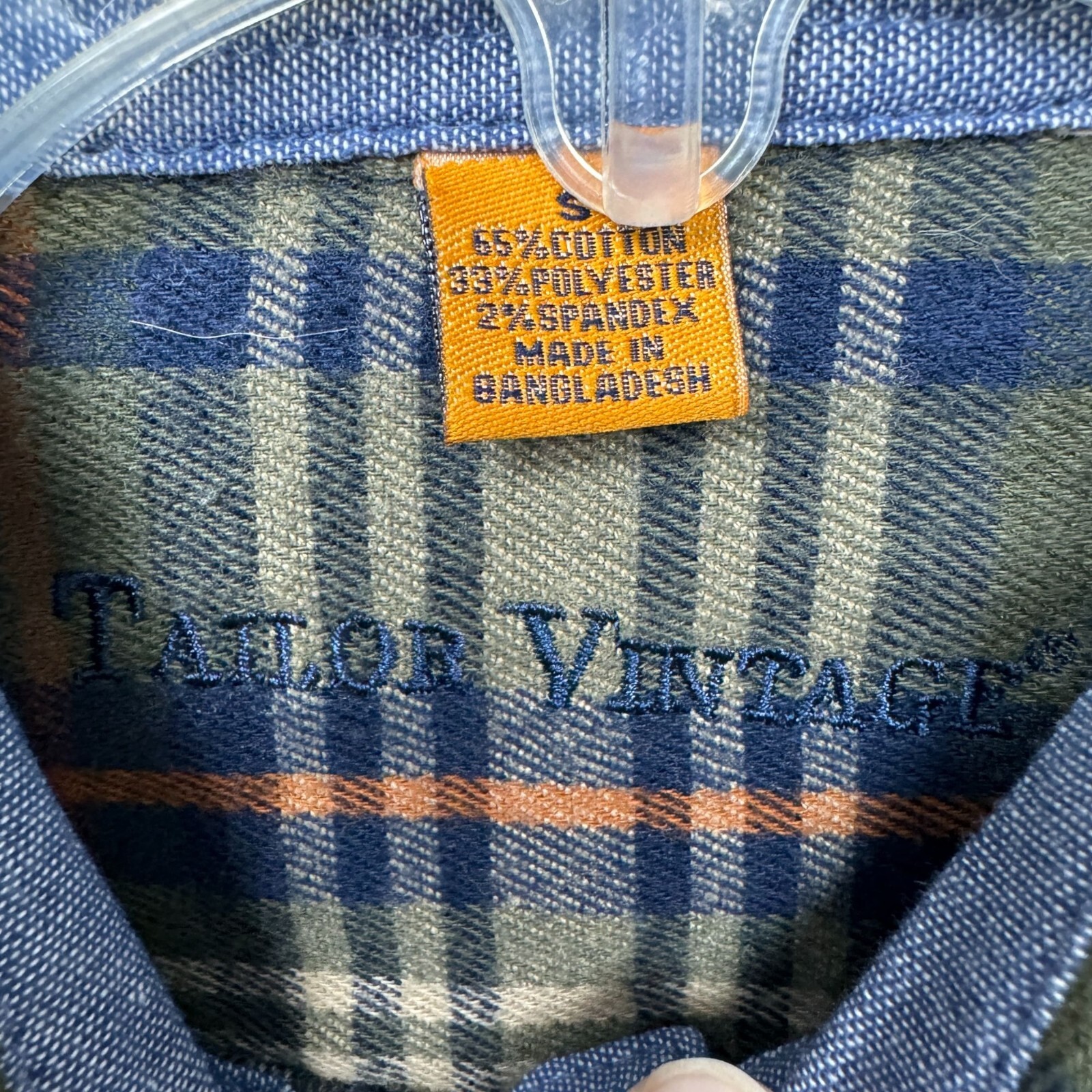 Tailor Vintage Plaid Performance Button Down Shir… - image 7