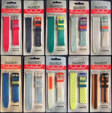 SWATCH BAND STRAPs - SCUBA CHRONO VINTAGE 90'S 17MM  BLISTER PACKAGE - RARE!