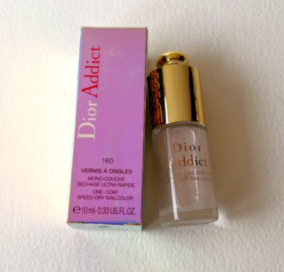 Christian DIOR Addict Vernis 160 X-PINK One-Coat Speed-Dry Nail Color Polish