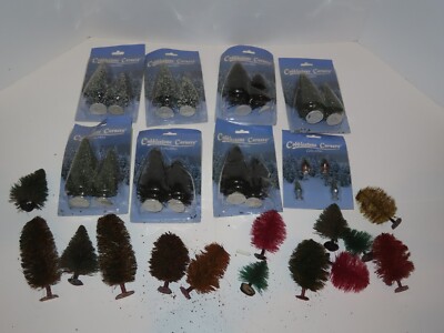 Cobblestone Corners Collectibles NIP Trees + Assorted trees for trains modeling