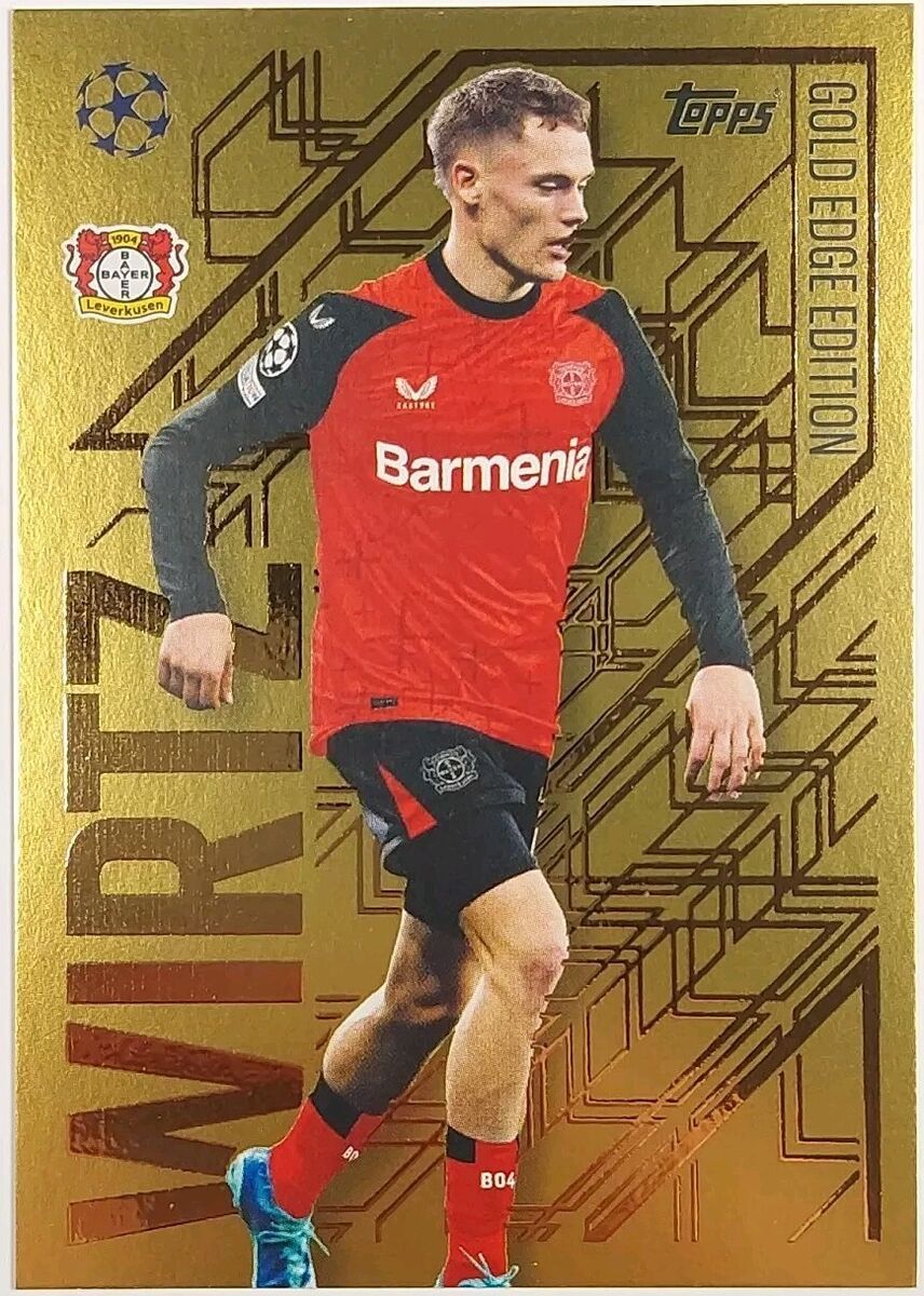 Florian Wirtz - GOLD EDGE EDITION - Topps Match Attax 24/25 Florian Wirtz - GOLD EDGE EDITION - Topps Match Attax 24/25