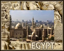 Egypt Laser Engraved Wood Picture Frame Landscape (3 x 5) 