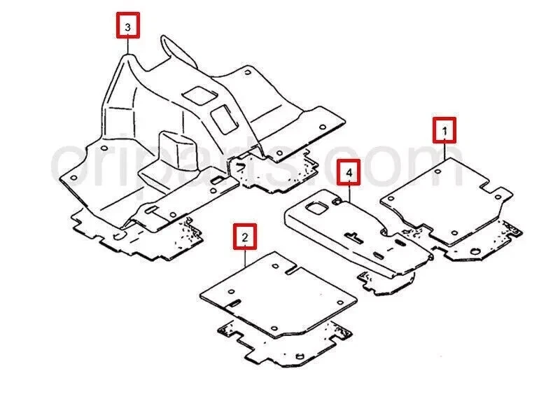 FOR SUZUKI SAMURAI SIERRA SJ413 JIMNY GYPSY FLOOR LINER FELT CARPET (SET OF 4) Foto 3 de 4