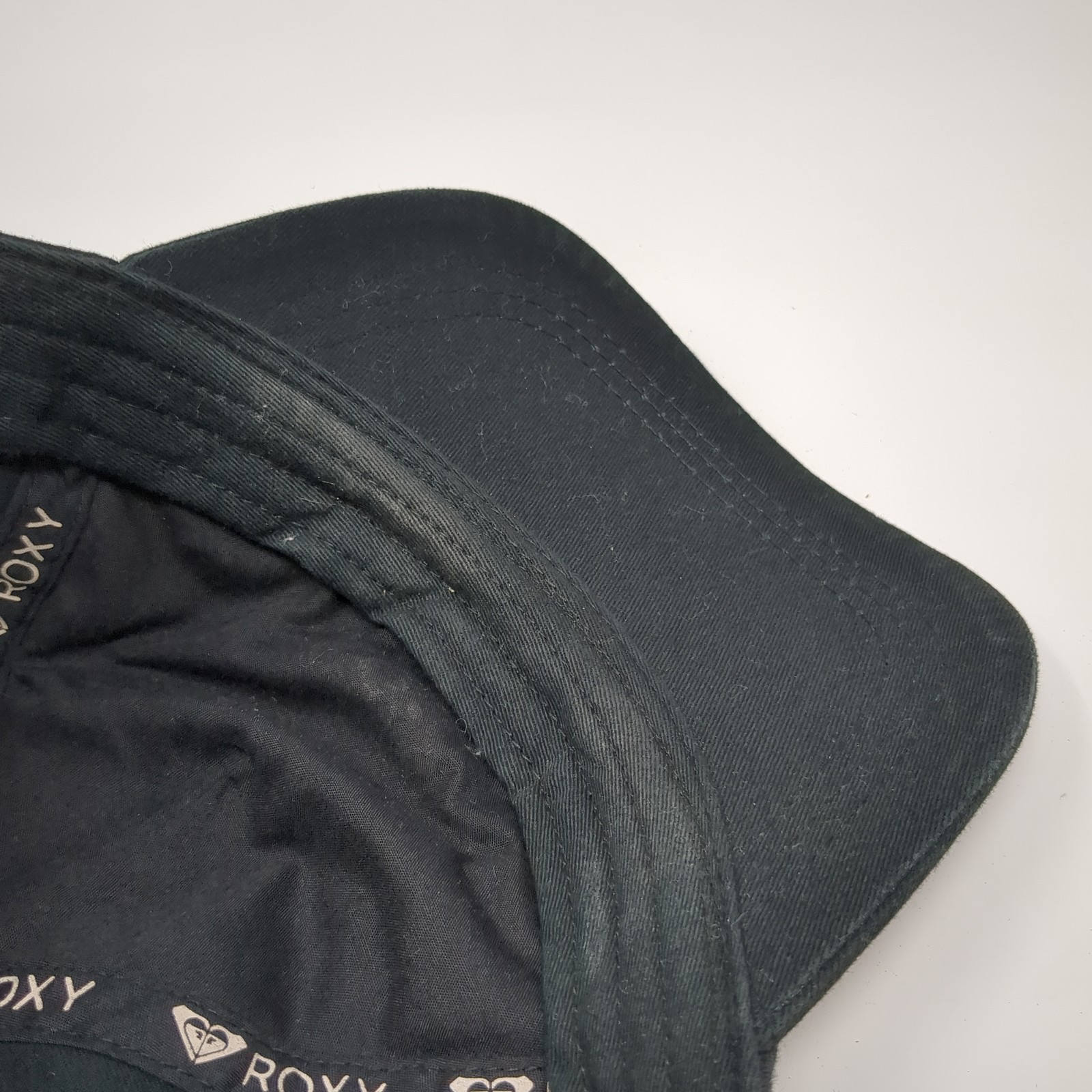Roxy Strapback Hat Black One Size Adjustable Embr… - image 8