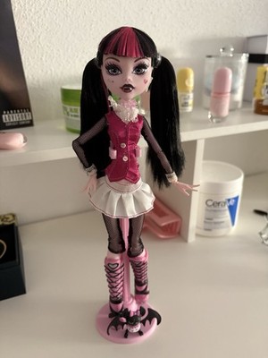 Monster High Draculaura Basic Original Schwarz Elastics 2008 Mattel