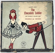 The Chocolate Soldier - Risë Stevens & Nelson Eddy Box x 3EP 45 rpm
