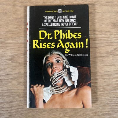 Dr Phibes Rises Again William Goldstein 1972 Vintage PB movie Vincent Price