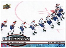 2025-26 Upper Deck Series 2 UD Canvas MIKE MATHESON #C-182 Canadiens