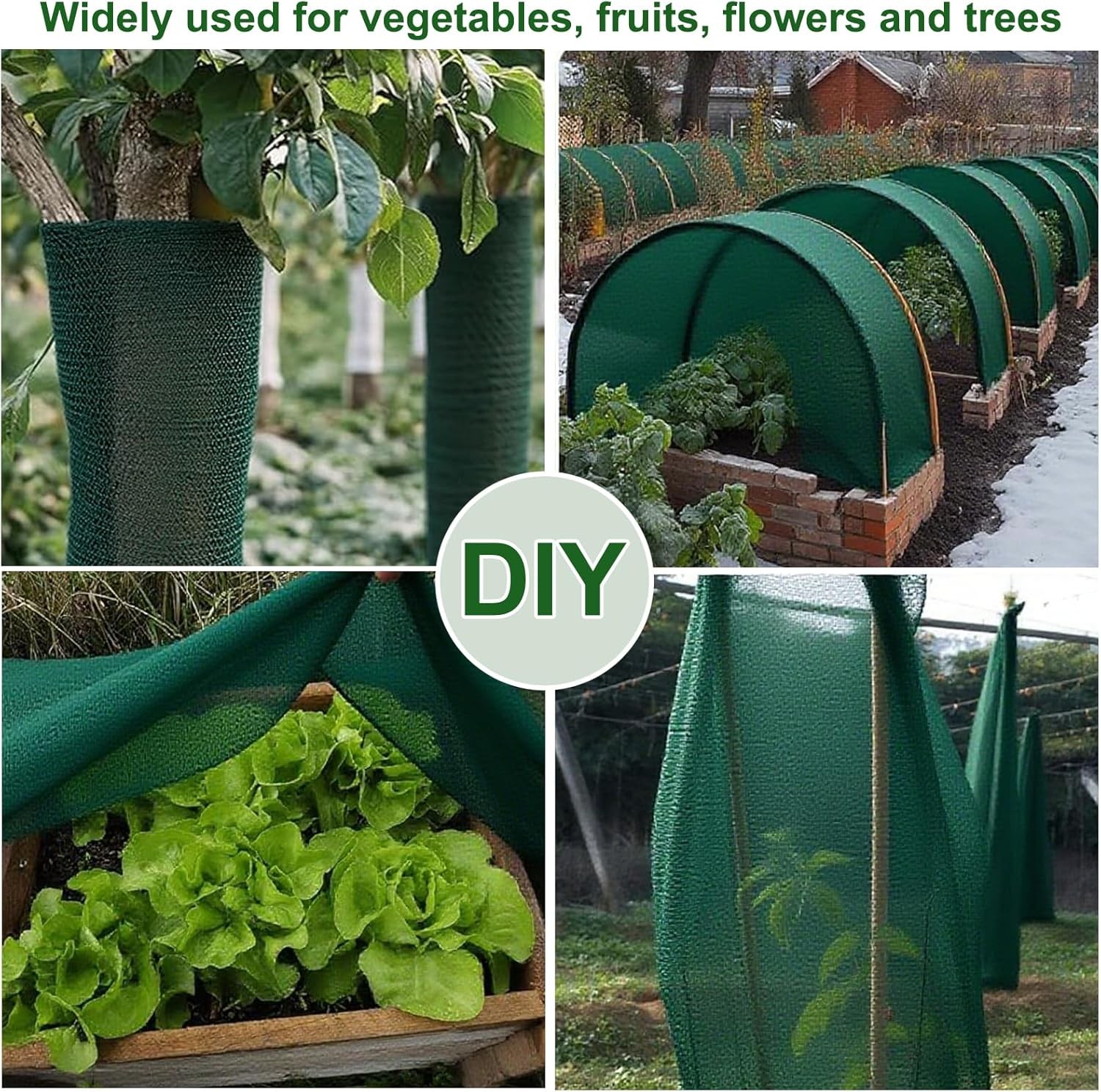 Plant Covers Freeze Protection 10 x 30 FT 1.2oz/yd² Frost Cloth Blankets for Ou