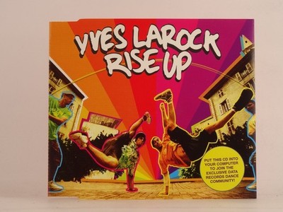 YVES LAROCK RISE UP (G99) 2 Track CD Single including Picture Sleeve DATA RECORD