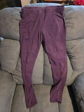 Womens Purple Ocean Pacific Stretch Pants Size M