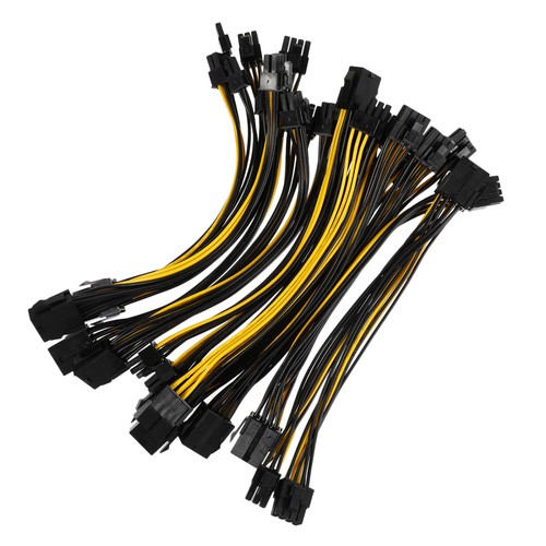 10 Pcs Graphics Card Power Cable Cards Extension Cord Mining Machine - 第 8/12 張圖片