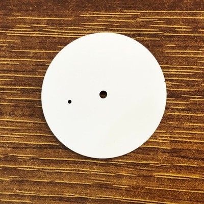 37mm weißes Emaille-Uhrenzifferblatt mit schwarzen Zeigern für Uhrwerke ETA 6497