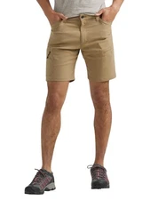 Wrangler Mens ATG Regular Fit Performance Utility Short Elmwood Brown 40