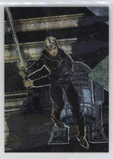 1993 Topps Star Wars Galaxy Etched Foil Luke Skywalker R2-D2 #3 1u6