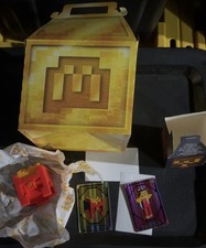 McDonald  s Adult Happy Meal Minecraft Toys 2025-Fry Helmet Toy And Cards