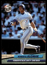 Roberto Alomar 1992 Ultra #143 Blue Jays MLB READ FREE SHIPPING AutographDen