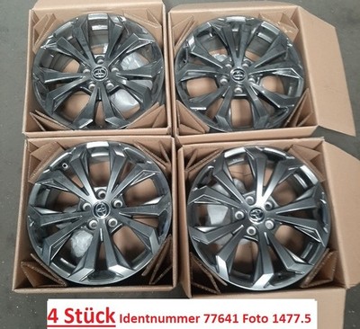Toyota RAV4 Hybrid 18''Zoll Alufelgen Original 4261A42160 4 Stück ohnRDKS(1477.5)