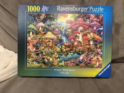Ravensburger  Merry Mushroom Village 1000 Pieces New and Sealed