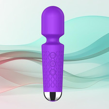 Personal Mini Massager Handheld - Powerful Vibration Purple