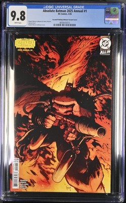 Absolute Batman Annual #1 CGC 9.8 2nd Print Cover B Johnson Variant DC 2026