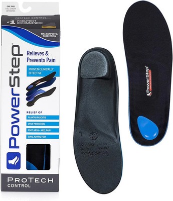 Powerstep Protech Control Full Length Orthotic Insole #1015-01 FREE SHIPPING, US