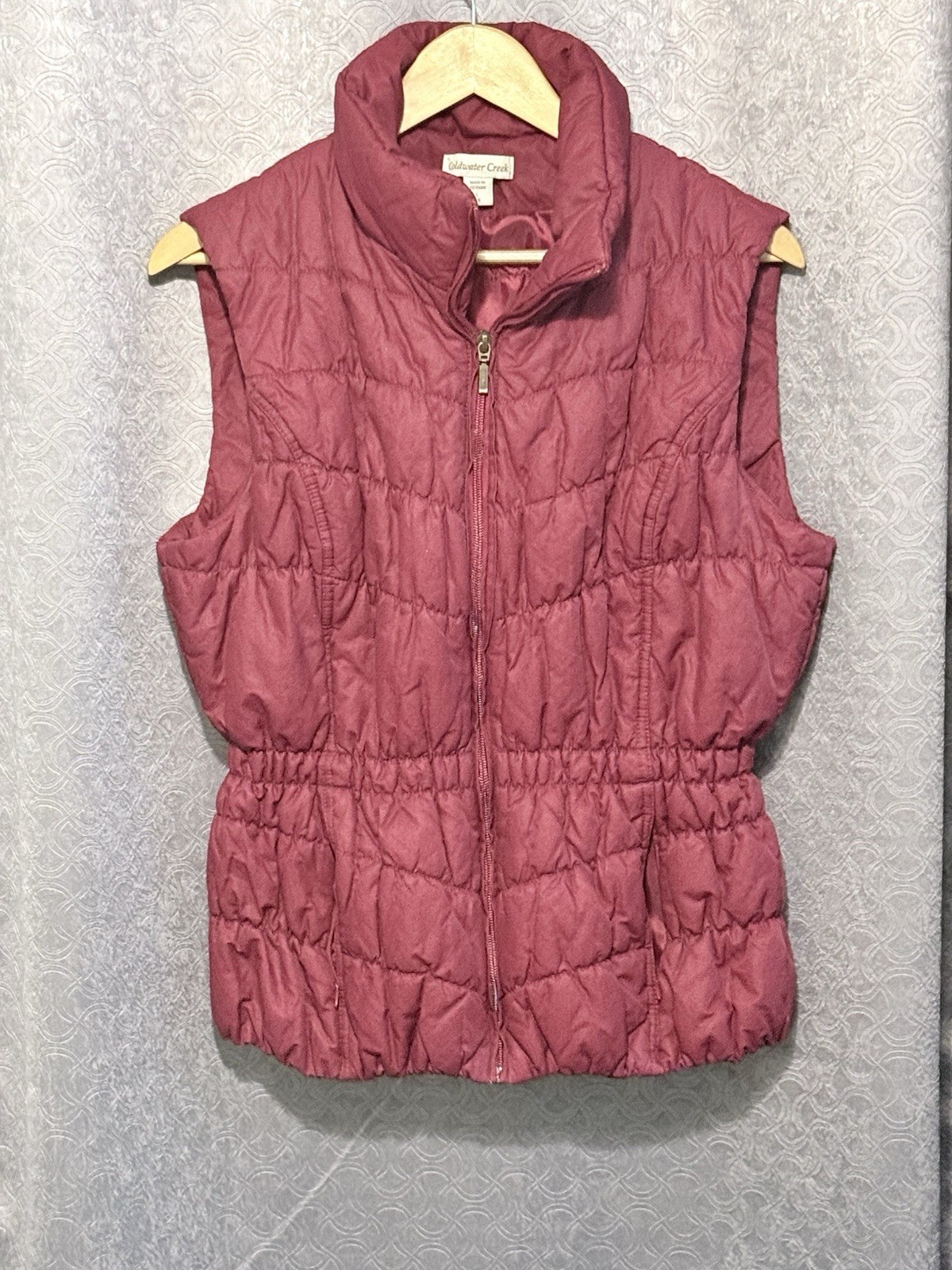 Coldwater Creek Red vest  Women’s Large