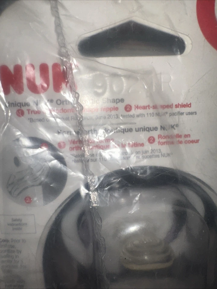 Ортодонтическая соска Nuk 0-2 месяца лот из 8 сосок *4 упаковки по 2* - Изображение 4 из 4