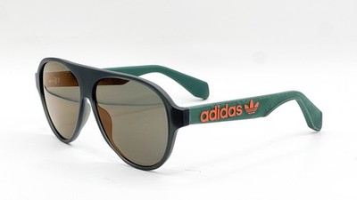 NEW ADIDAS OR0059 50Q BROWN/GREEN AUTHENTIC SUNGLASSES 57-12