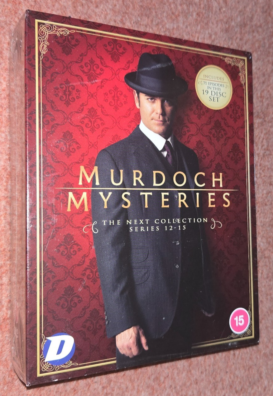 Murdoch Mysteries: Season Series 12-15 UK DVD BOXSET  (2022) Yannick Bisson NEW