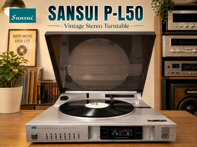 SANSUI P-L50  RaRe  Vintage Stereo Turntable